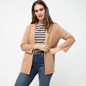 J. Crew - Sophie Sweater-Blazer - Size S (TAN)